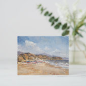 Strand und Berge Nerja 2001 Postkarte (Stehend Vorderseite)