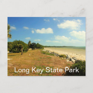 Strand und Boden, Long Key Staat Park, Florida Postkarte