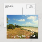 Strand und Boden, Long Key Staat Park, Florida Postkarte (Vorne/Hinten)