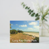 Strand und Boden, Long Key Staat Park, Florida Postkarte (Stehend Vorderseite)