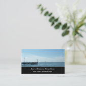 Strand und Deck, Reisegewerbe Visitenkarte (Stehend Vorderseite)