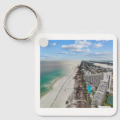 Strand und Delfine Schlüsselanhänger (Vorderseite)