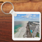 Strand und Delfine Schlüsselanhänger (Vorderseite)