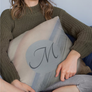 Strand und Dünen Monogrammierte Throw Kissen