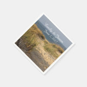 Strand und Dünen Serviette (Ecke)