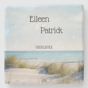 Strand und Dunes Wedding Stone Untersetzer