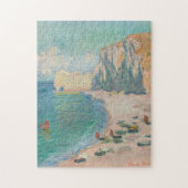 Strand und Falaise d'Or Monet Art Puzzle (Vertikal)