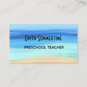 Strand und Gefühl Visitenkarte (Vorderseite)