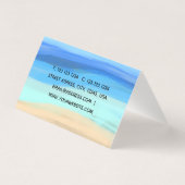 Strand und Gefühl Visitenkarten (Rückseite)