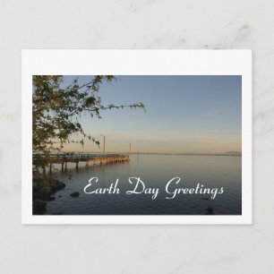 Strand und Meer Earth Day Erinnerung Postkarte