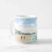 Strand und Meer Kaffeetasse (Vorderseite Links)