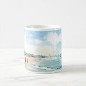 Strand und Meer Kaffeetasse (Mittel)