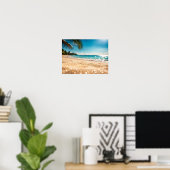 Strand und Meer Poster (Heimbüro)
