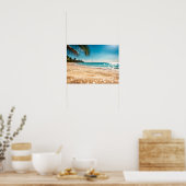 Strand und Meer Poster (Küche)