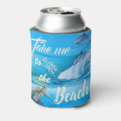 Strand- und Meeresfauna Dosenkühler (Kanne Rückseite)