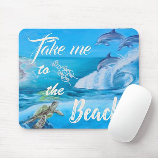 Strand- und Meeresfauna Mousepad (Mit Mouse)