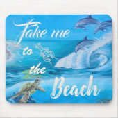 Strand- und Meeresfauna Mousepad (Vorne)