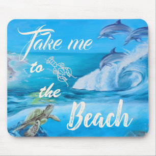 Strand- und Meeresfauna Mousepad