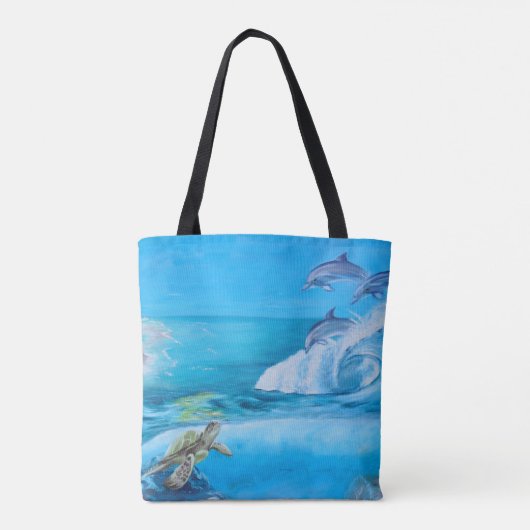 Strand- und Meeresfauna Tasche (Rückseite)