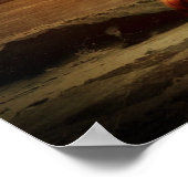 Strand und Ozean der Meerjungfrau Poster (Ecke)