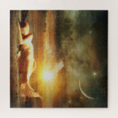 Strand und Ozean der Meerjungfrau Puzzle (Horizontal)