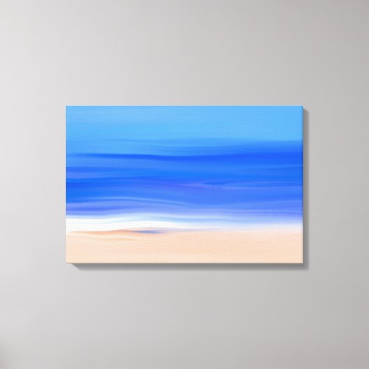 Strand und Ozean Ölgemälde Leinwanddruck (Vorderseite)