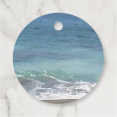 Strand und Ozean Vielen Dank für Ihre Unterstützun Geschenkanhänger (Rückseite)