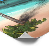 Strand und Palmen Poster (Ecke)