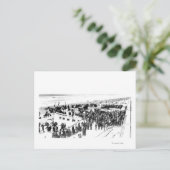 Strand und Promenade Fotografie 2 Postkarte (Stehend Vorderseite)