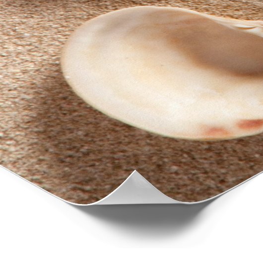 Strand und Sand Poster (Ecke)