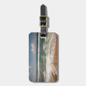 Strand und Schatten Gepäckanhänger (Vorderseite vertikal)