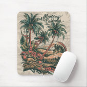 Strand und Schiff sehen Mousepad (Mit Mouse)