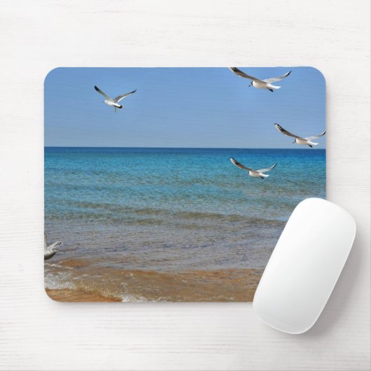 Strand und Seagulls Mousepad (Mit Mouse)