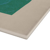 Strand und Seestern Schneidebrett (Ecke)