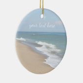 Strand und Wellen Keramik Ornament (Rechts)