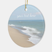 Strand und Wellen Keramik Ornament (Links)