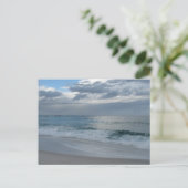 Strand und Wellen Postkarte (Stehend Vorderseite)