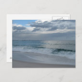Strand und Wellen Postkarte (Vorne/Hinten)