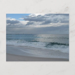 Strand und Wellen Postkarte
