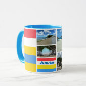 Strand und Wüste Aruba Tasse (Vorderseite Links)
