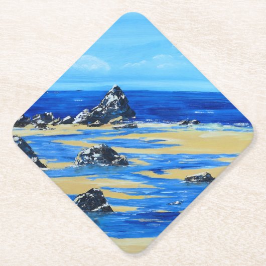 Strand Untersetzer (Vorderseite)