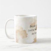 Strand Vanilleeiscreme-Tüte Kaffeetasse (Links)
