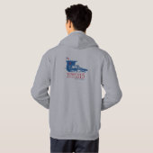 Strand-Verein Hoodie des Turm-15 (Schwarz voll)