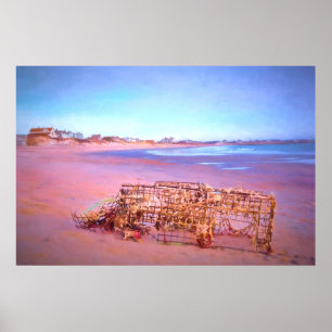 Strand verlassen poster
