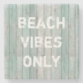 Strand Vibes nur Not Hütte Holz Steinuntersetzer