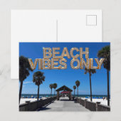 Strand-Vibes-Only-Postkarte Postkarte (Vorne/Hinten)