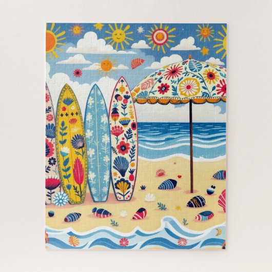 Strand-Vibes-Puzzle Puzzle (Vertikal)