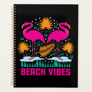Strand-Vibes Rosa Flamingo-Design Planer