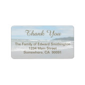 Strand Vielen Dank Adressaufkleber (Vorne)