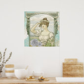 *~* Strand Vintag Viktorianisch AR23 Frauen Jugend Poster (Küche)